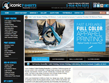 Tablet Screenshot of iconictshirts.com